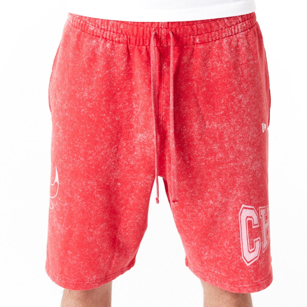 NBA Washed Shorts Chicago Bulls Red