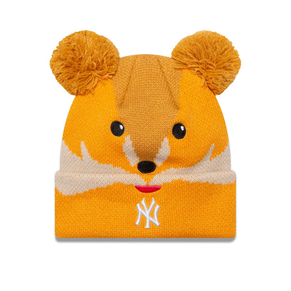 Toddler Animal Pom Beanie New York Yankees Fox