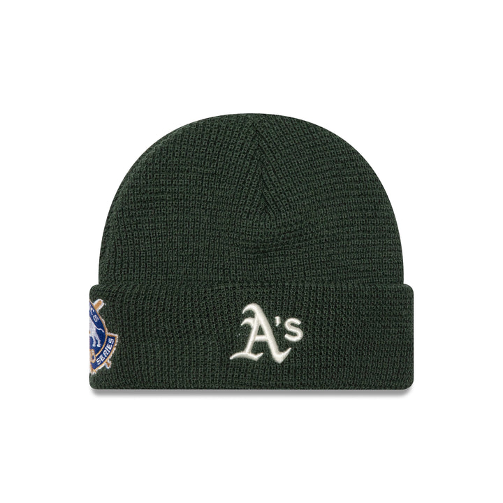 Short Beanie Oakland Athletics Dark Green