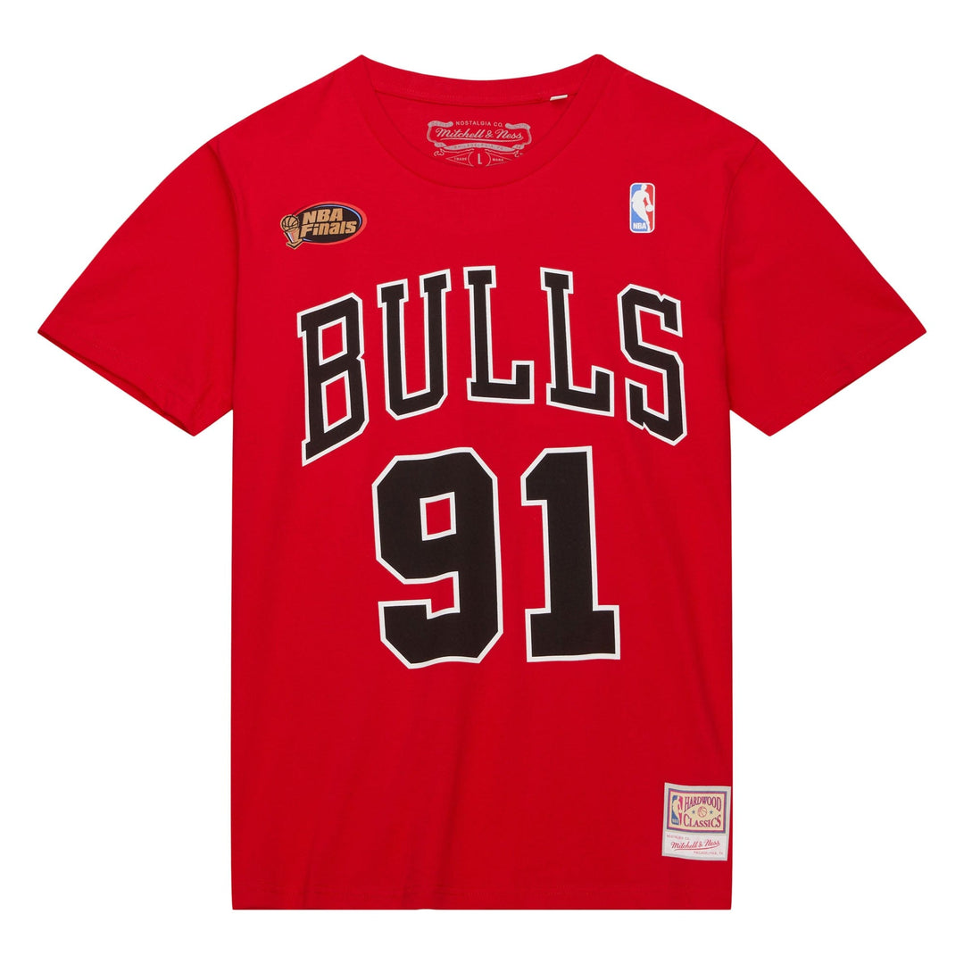 Chicago Bulls Name & Number Tee Dennis Rodman Chicago Bulls - LOKK