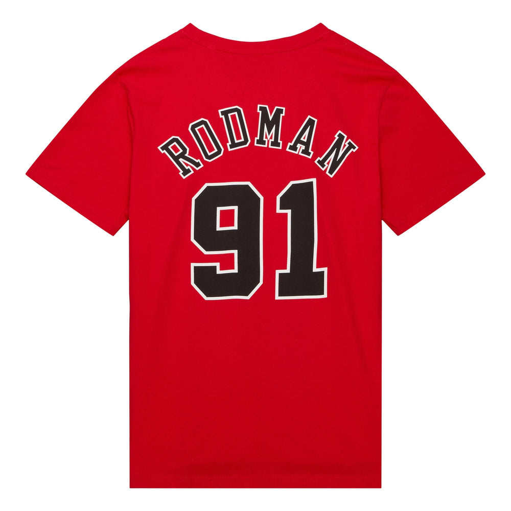 Chicago Bulls Name & Number Tee Dennis Rodman Chicago Bulls - LOKK