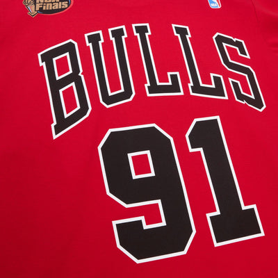 Chicago Bulls Name & Number Tee Dennis Rodman Chicago Bulls