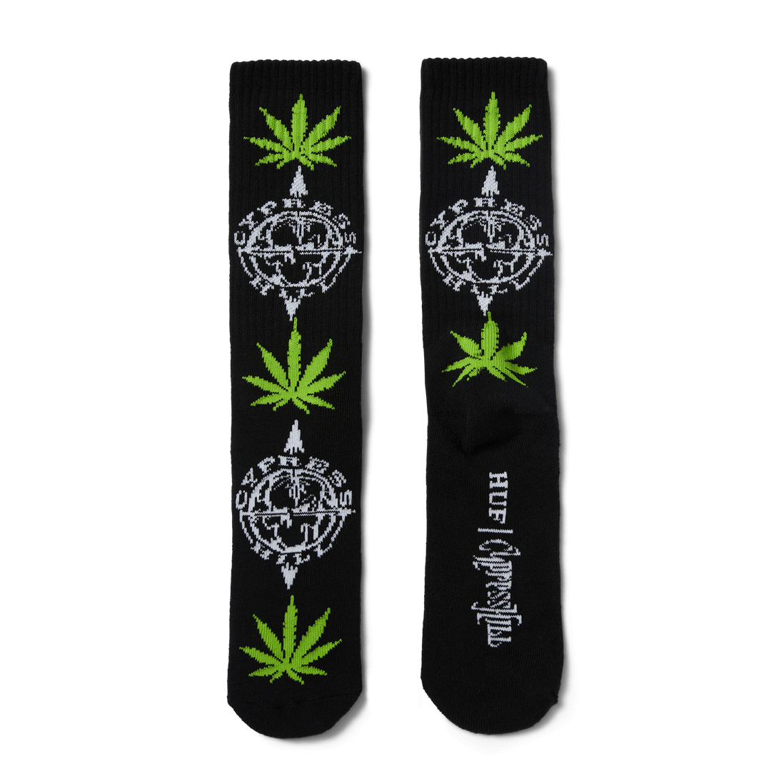 Compass Plantlife Sock Black - LOKK