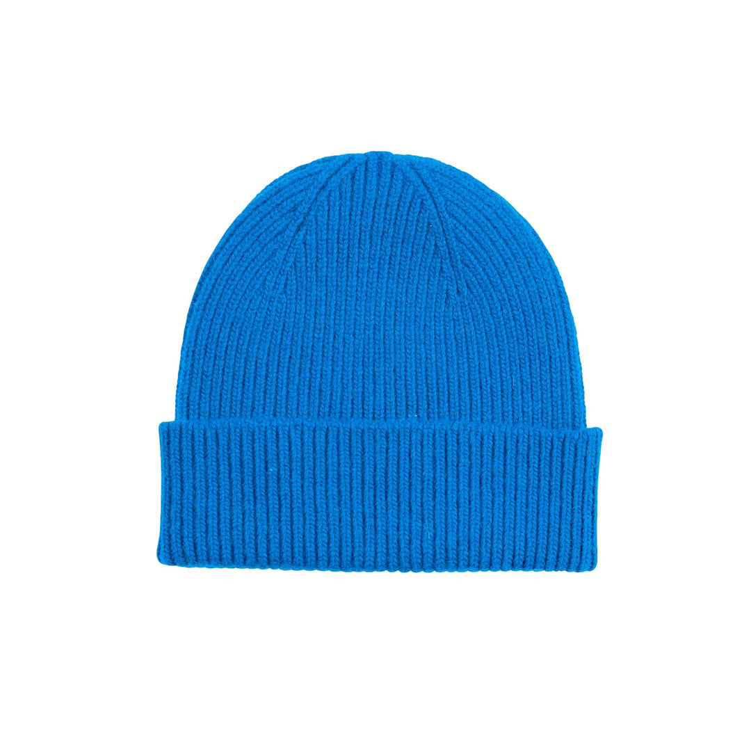 Merino Wool Beanie Pacific Blue - LOKK