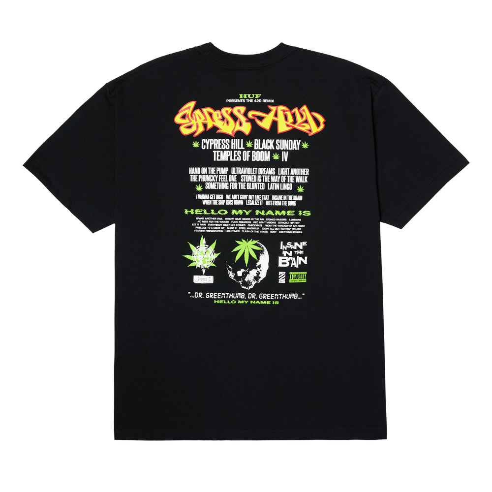 Dr Greenthumb S/S Tee Black - LOKK