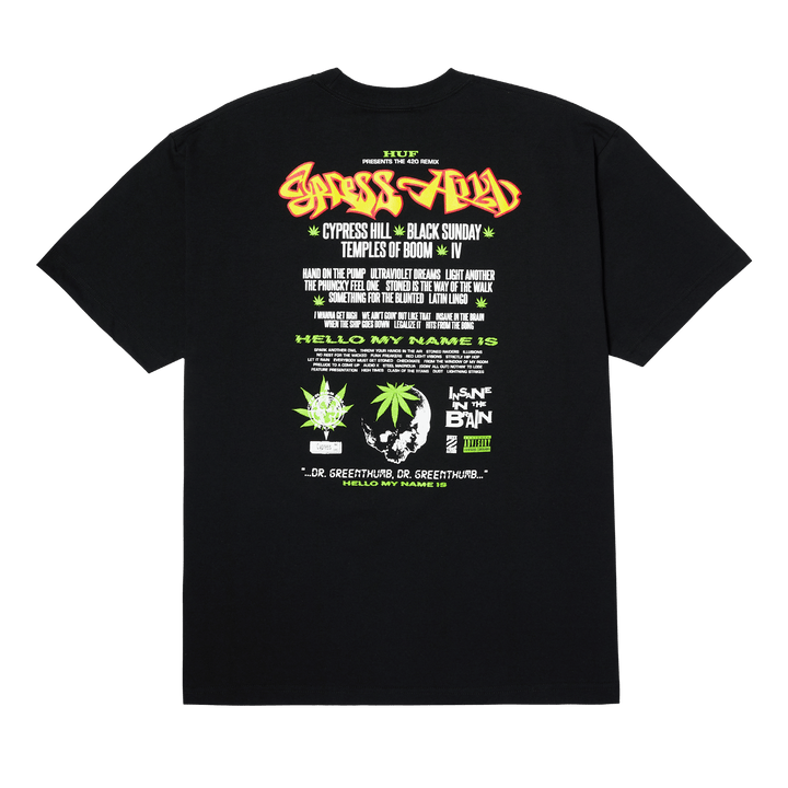 Dr Greenthumb S/S Tee Black - LOKK