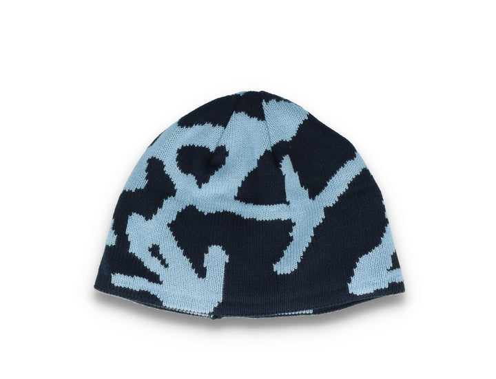 Gramicci Burly Running Man Beanie Splatter Blue