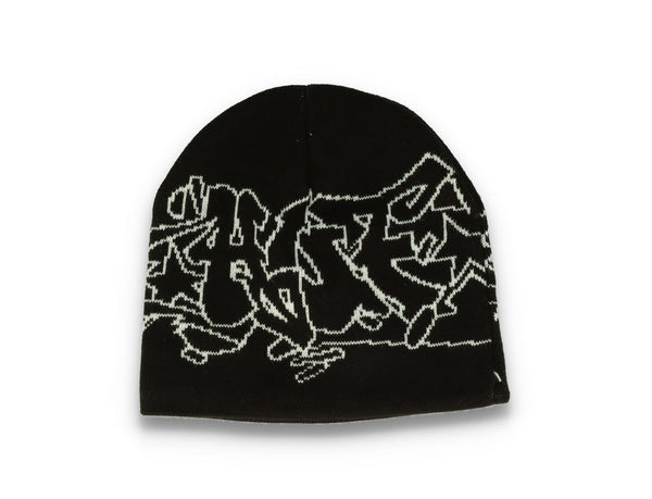 Outlines Skull Beanie Black