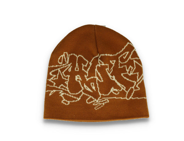 Outlines Skull Beanie Russet