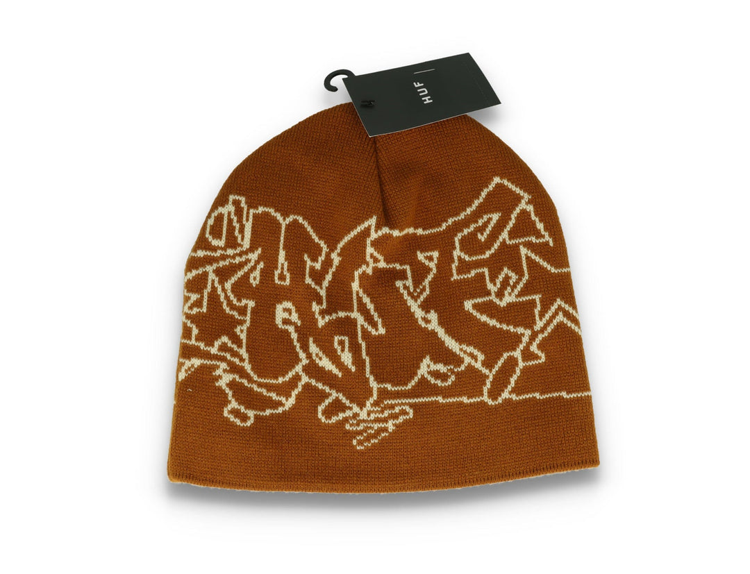 Outlines Skull Beanie Russet