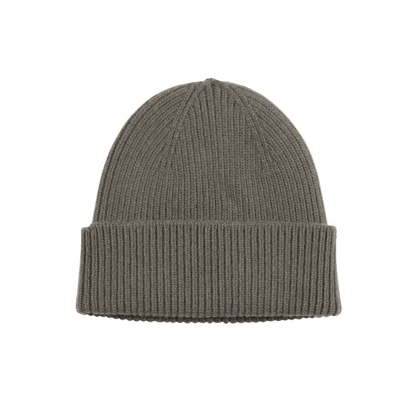 Merino Wool Beanie Dusty Olive - LOKK