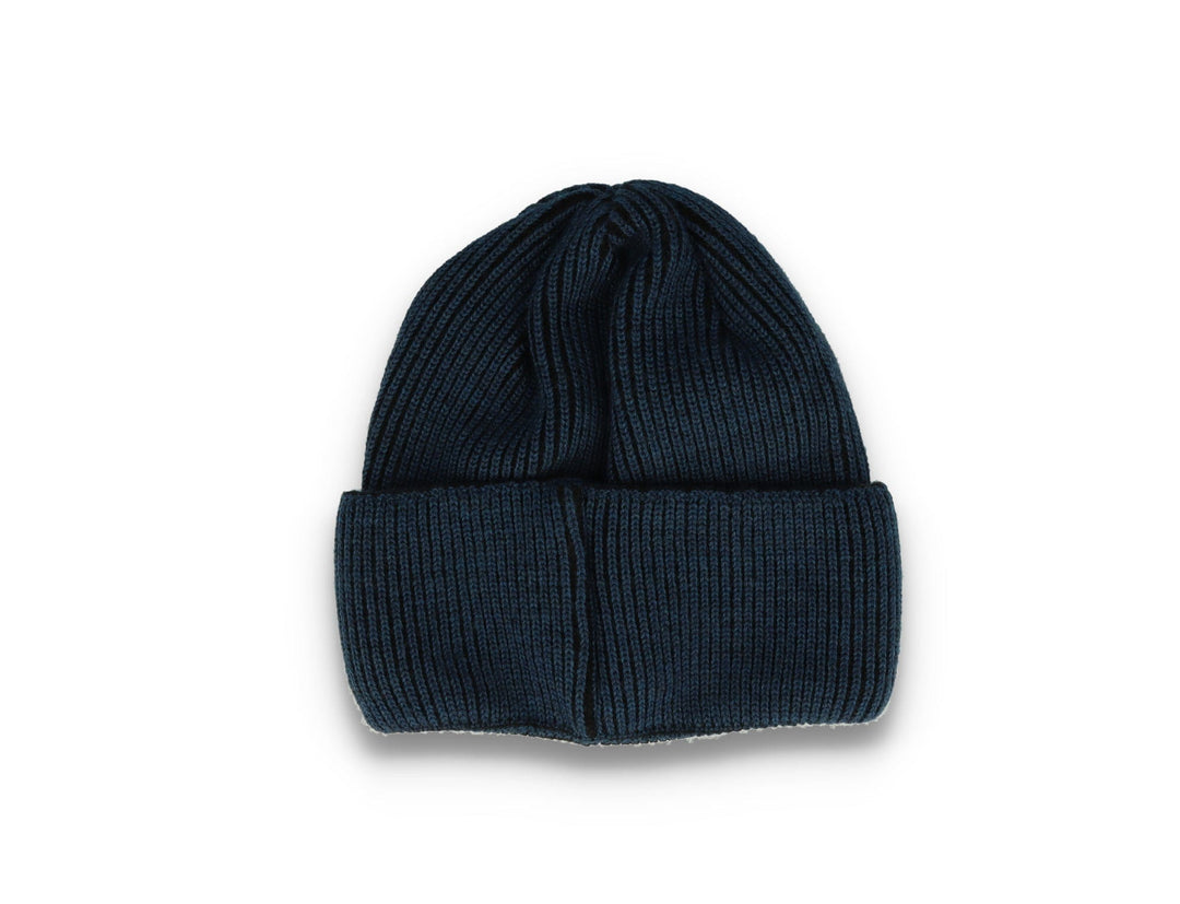 Polar Lines Merino Wool Beanie Grey Blue