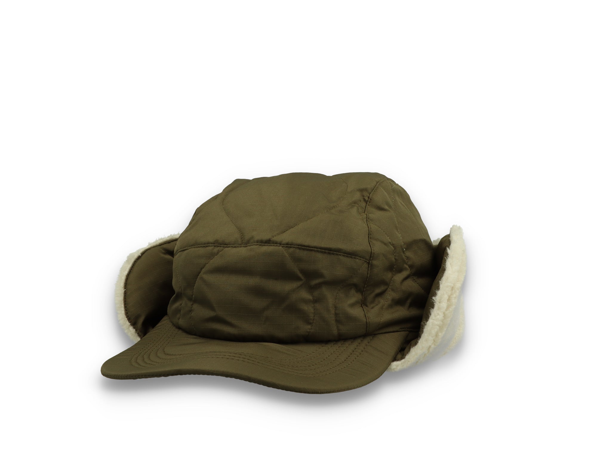 Military Down Cap Dark Olive/Cream – LOKK