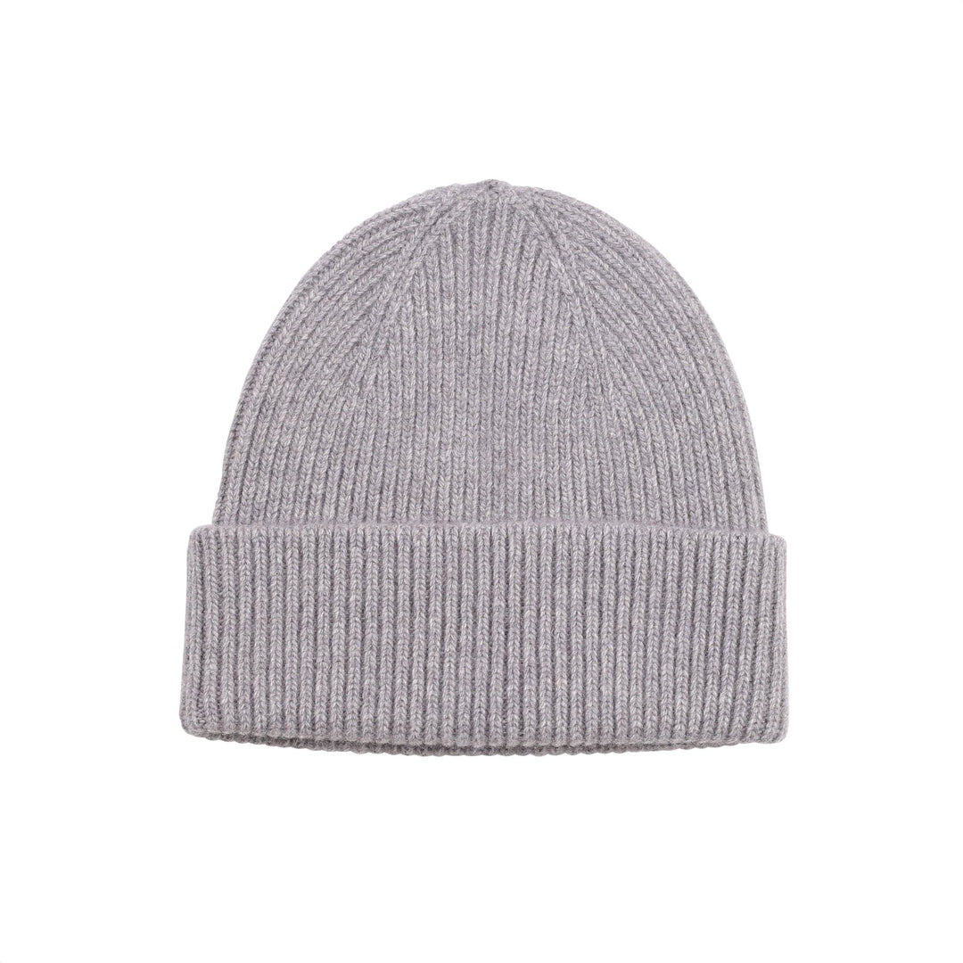 Merino Wool Beanie Heather Grey - LOKK