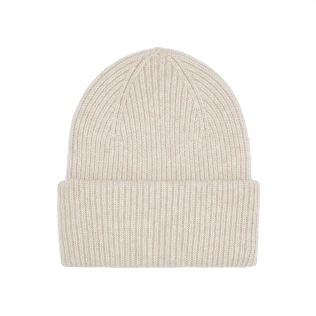 Merino Wool Hat Ivory White - LOKK
