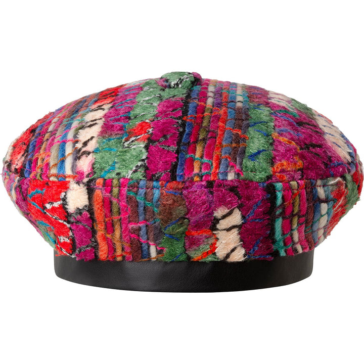 Wooly Squiggle Beret Pink