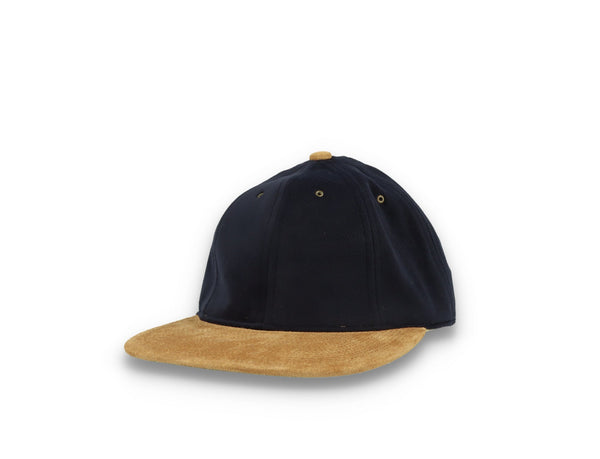 Poten Cap Pig Suede Two Tone Navy - LOKK