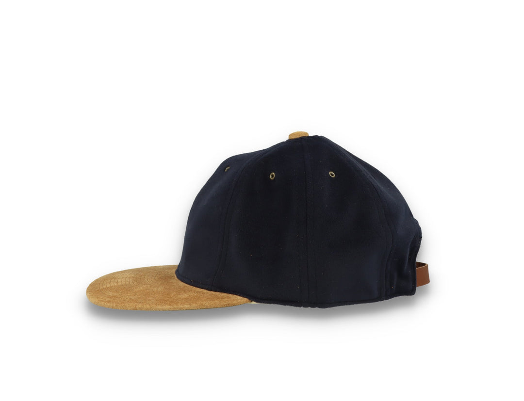 Poten Cap Pig Suede Two Tone Navy - LOKK