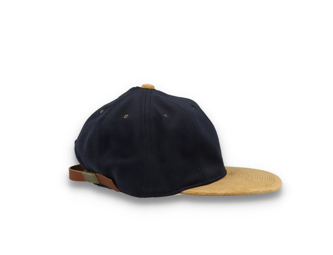 Poten Cap Pig Suede Two Tone Navy - LOKK