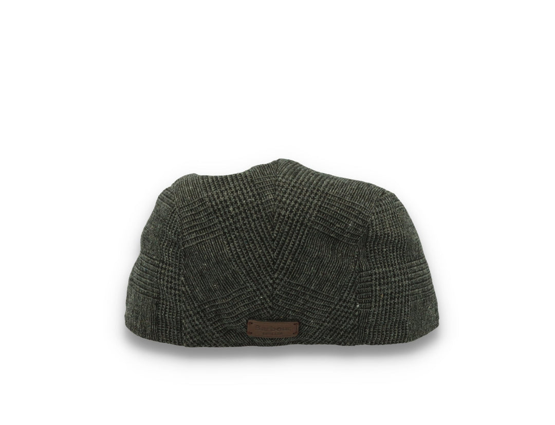 Barbour Cheviot Flat Cap Charcoal Check - LOKK