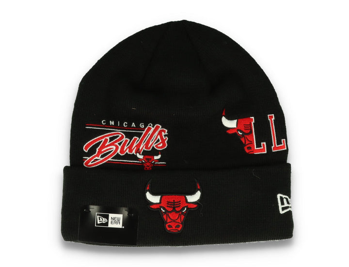 Multi Patch Beanie Chicago Bulls - LOKK