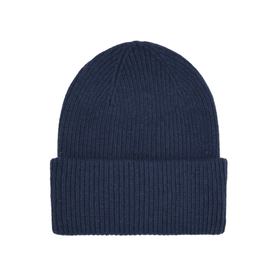 Merino Wool Hat Navy Blue - LOKK