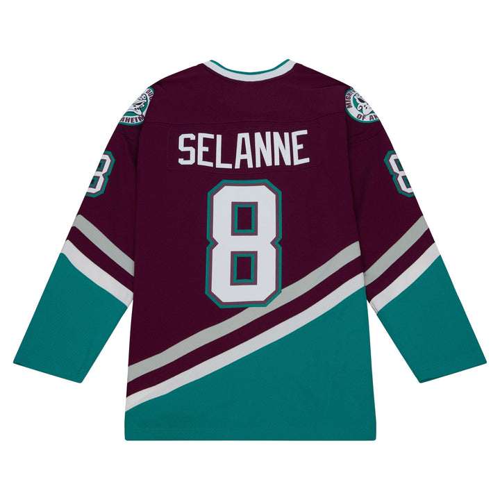 NHL Swingman Jersey Teemu Selanne 96 Purple Anaheim Ducks - LOKK