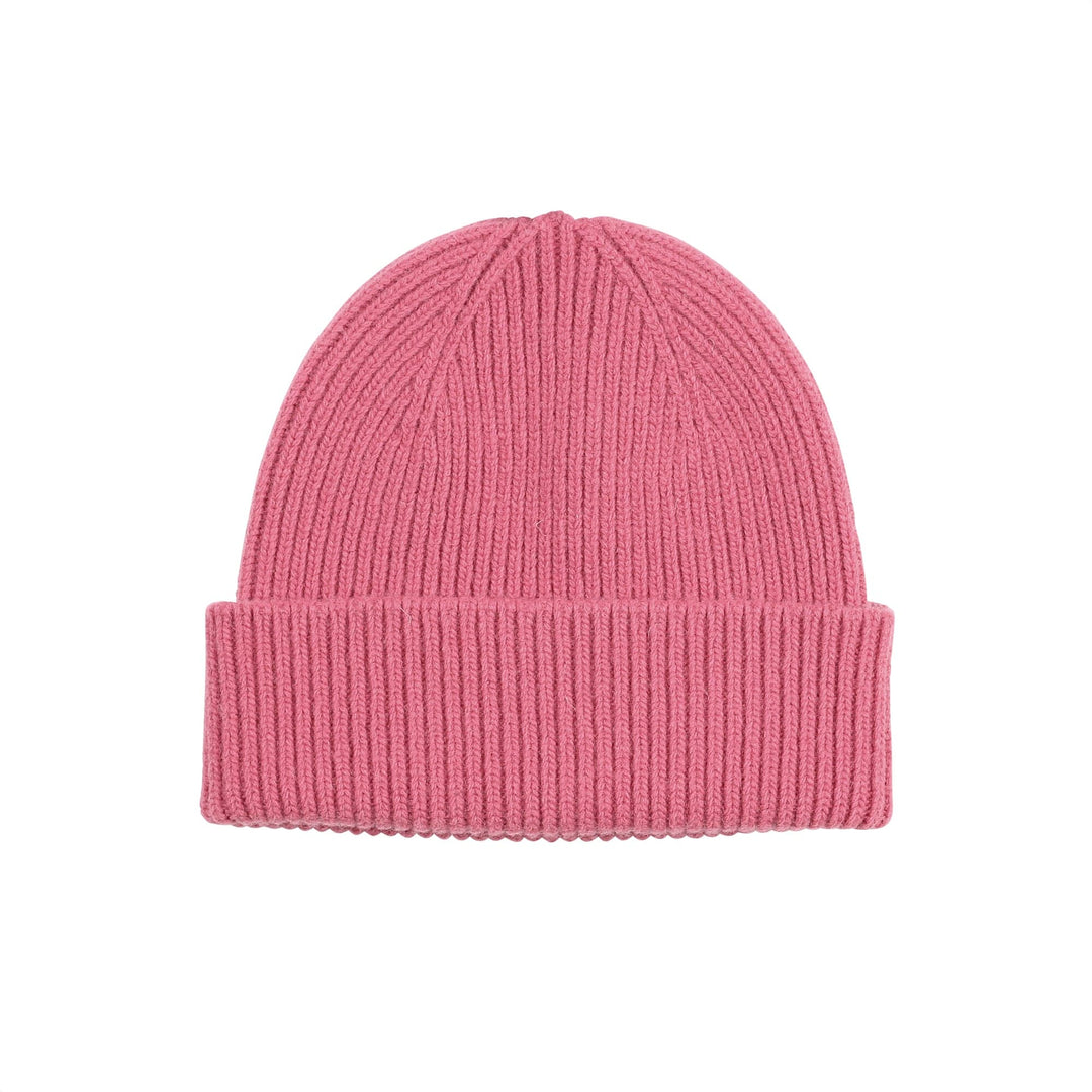 Merino Wool Beanie Raspberry Pink - LOKK