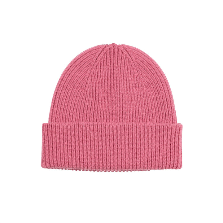 Merino Wool Beanie Raspberry Pink - LOKK