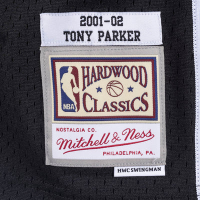 NBA Swingman Jersey San Antonio Spurs Tony Parker 01 Black
