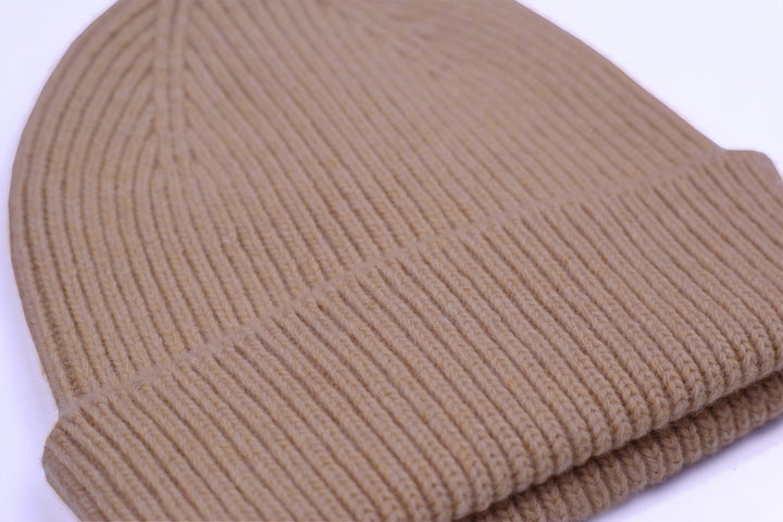 Merino Wool Beanie Sahara Camel - LOKK