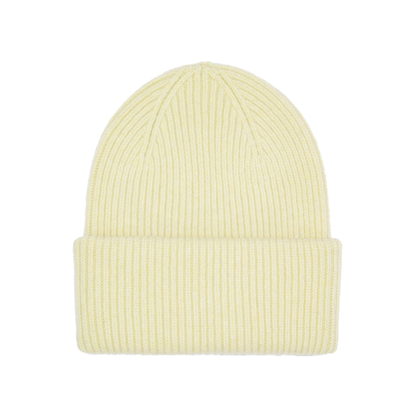 Merino Wool Hat Soft Yellow