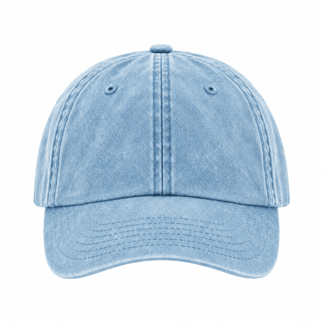 Beechfield B655 Low Profile Vintage Caps – Lyse blå Beechfield