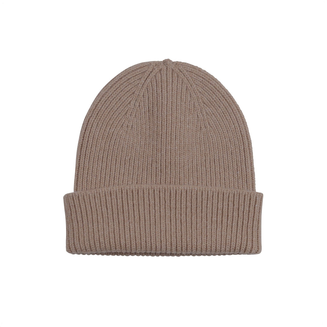 Merino Wool Beanie Warm Taupe - LOKK