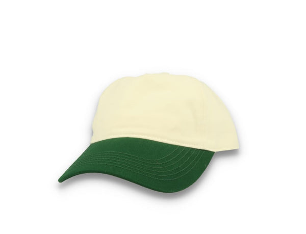 Contrast Peak Leisure Cap Natural/Forest Green