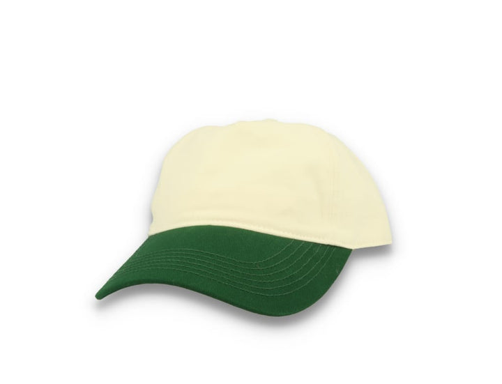 Contrast Peak Leisure Cap Natural/Forest Green