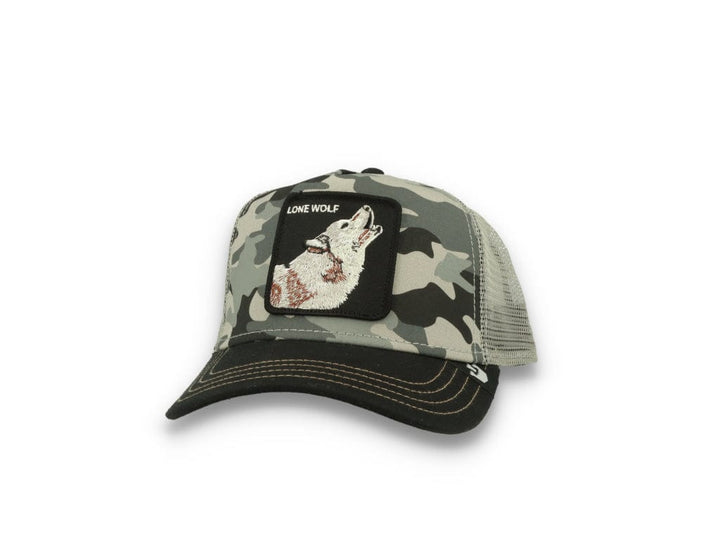 Goorin Animal Farm Trucker Cap Dog Soldier Black Camo