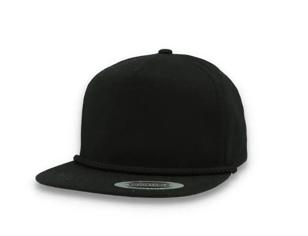 Classic Poplin Golf Cap 6002 Black - LOKK