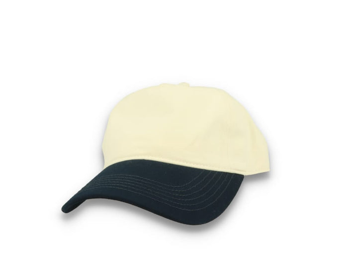 Contrast Peak Leisure Cap Natural/French Navy
