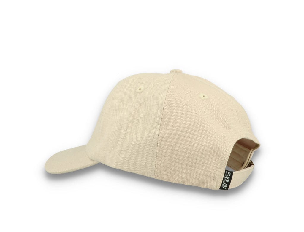 121 Heavy Duty Canvas Dad Hat Ecru - LOKK