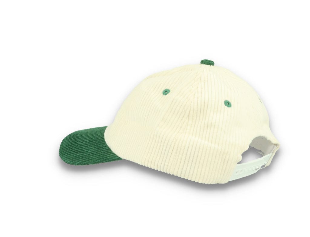 Legalise Marinara Corduroy Cap Ecru/Forest - LOKK