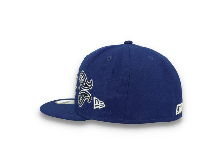 59FIFTY MLB All Over Print Paisley Los Angeles Dodgers Team/White - LOKK