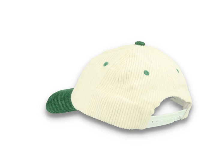Legalise Marinara Corduroy Cap Ecru/Forest - LOKK