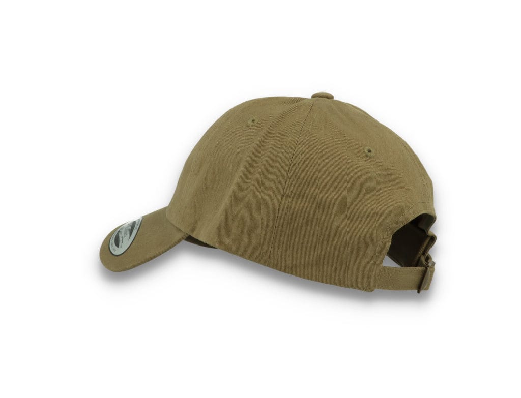 Flexfit Strap Cap 6245PT Peached Cotton Twill Loden Green - LOKK