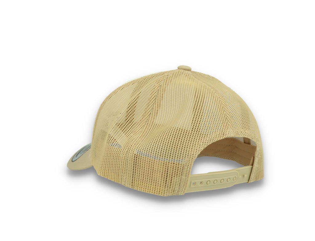 Retro Trucker Dark Khaki/White/Khaki Flexfit 6606CF