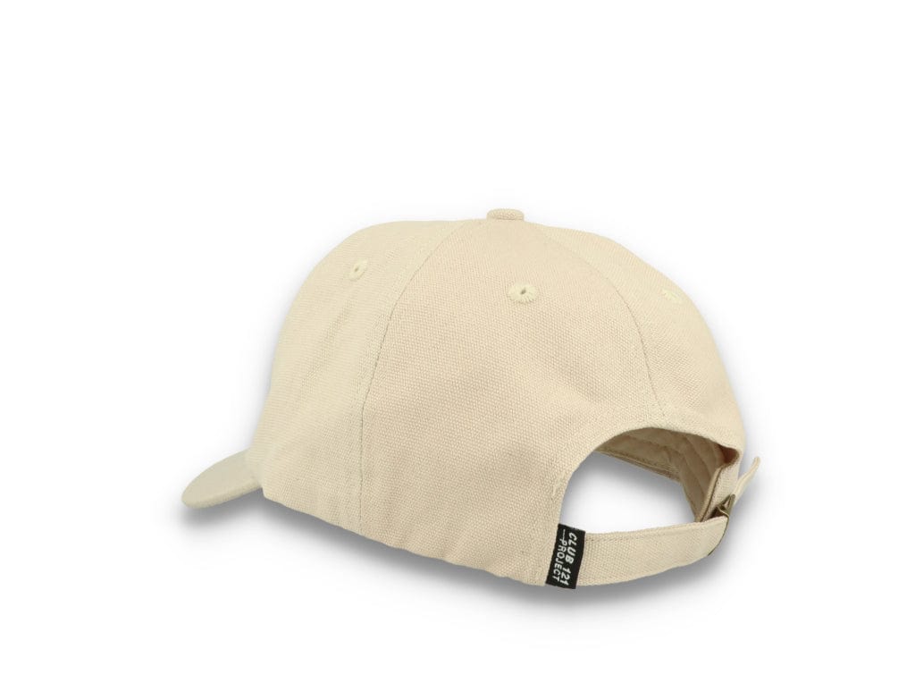 121 Heavy Duty Canvas Dad Hat Ecru - LOKK