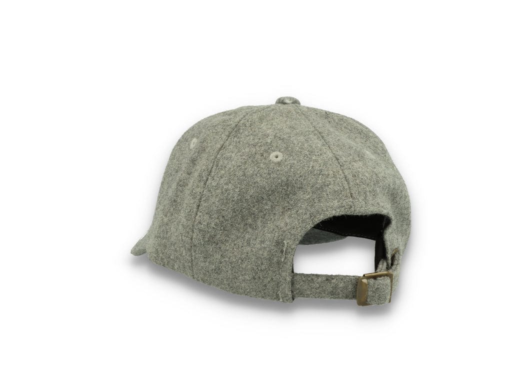 Low Profile Melton Wool Dad Cap Flexfit 6245MW Heather Grey - LOKK