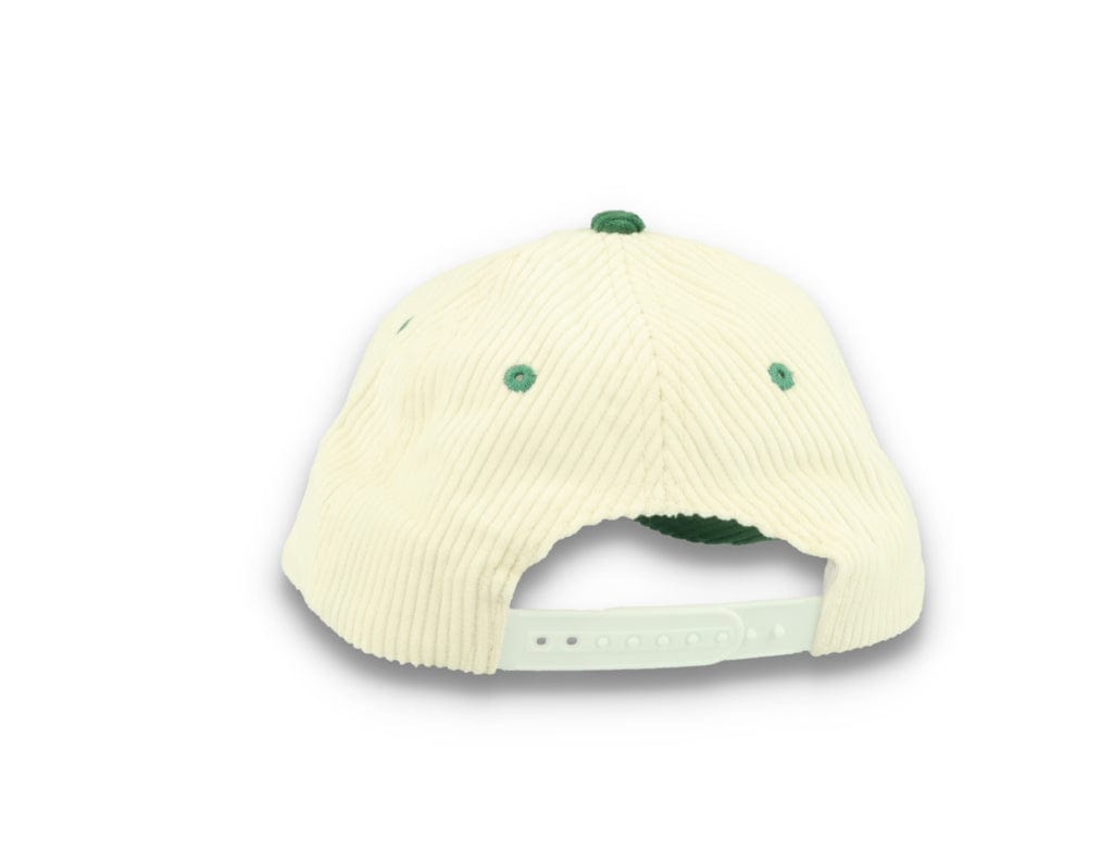 Legalise Marinara Corduroy Cap Ecru/Forest - LOKK
