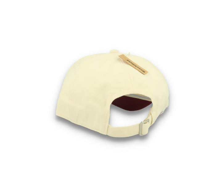 Contrast Peak Leisure Cap Natural/Burgundy