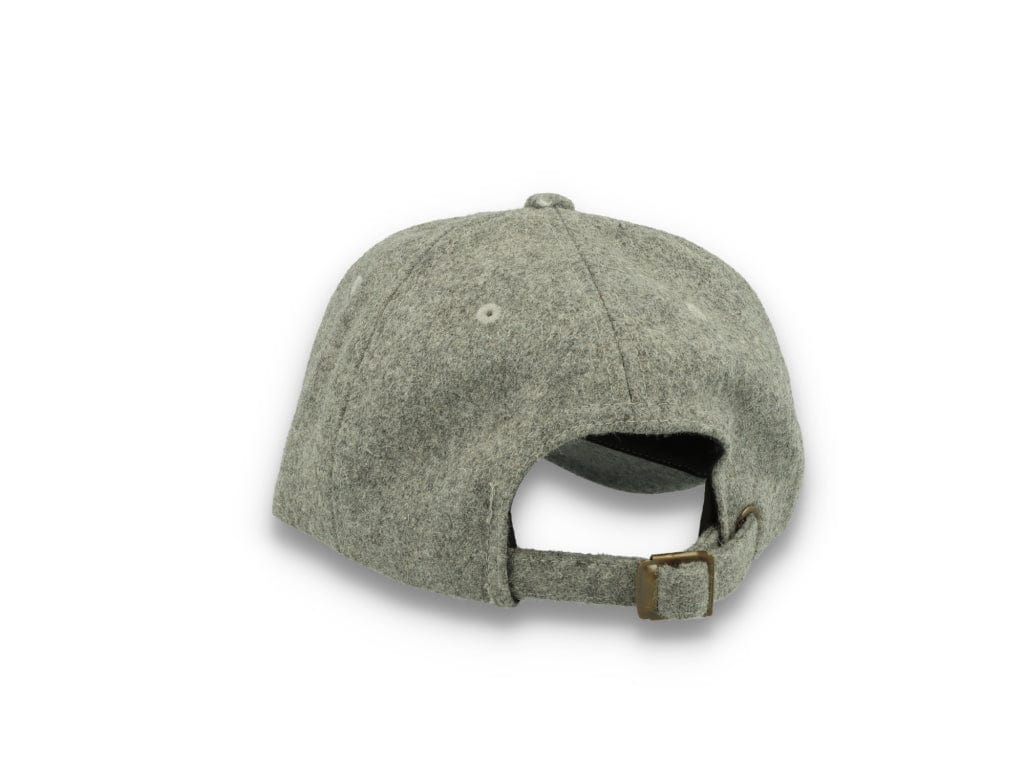 Low Profile Melton Wool Dad Cap Flexfit 6245MW Heather Grey - LOKK